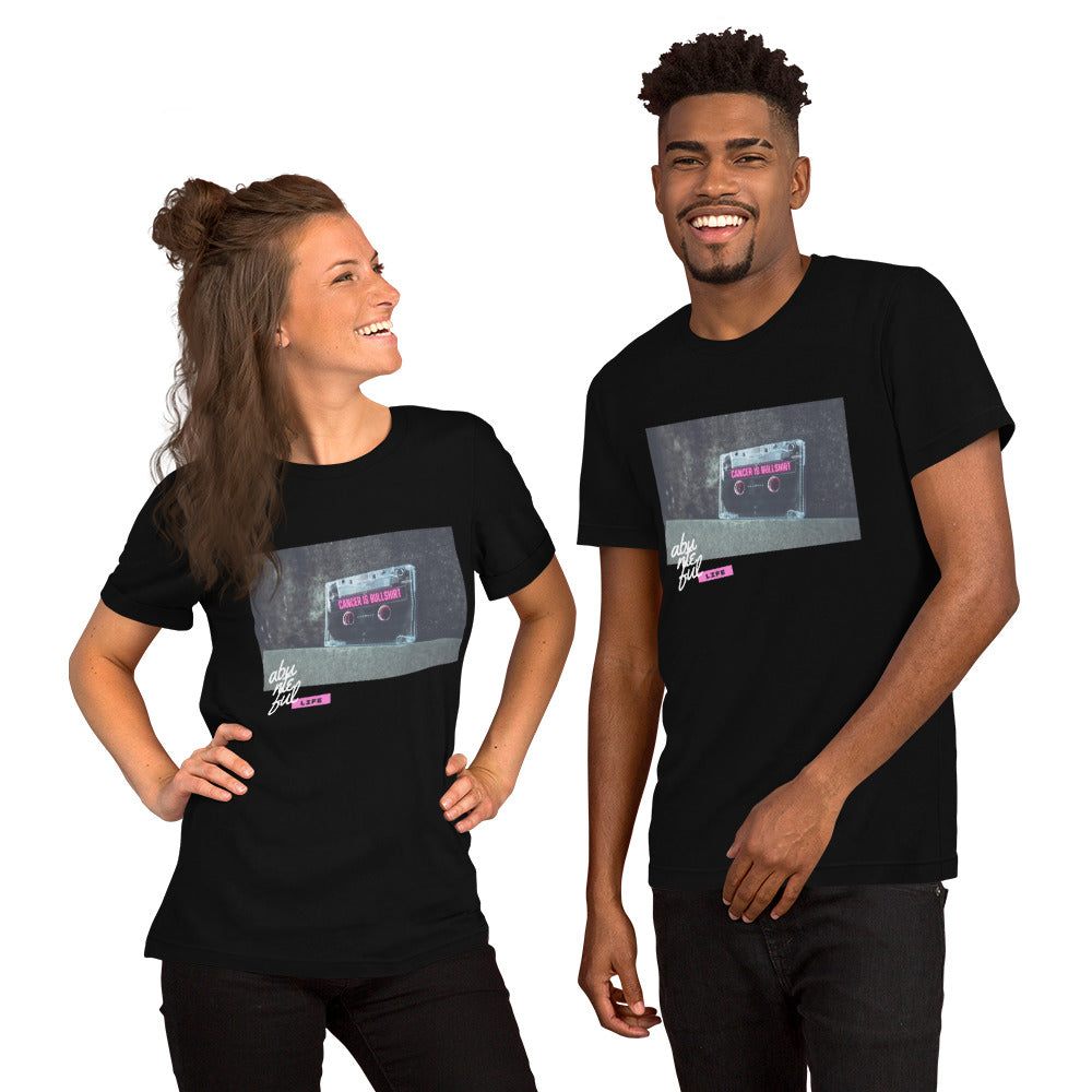 Neon Cassette (Black) - Unisex T-Shirt