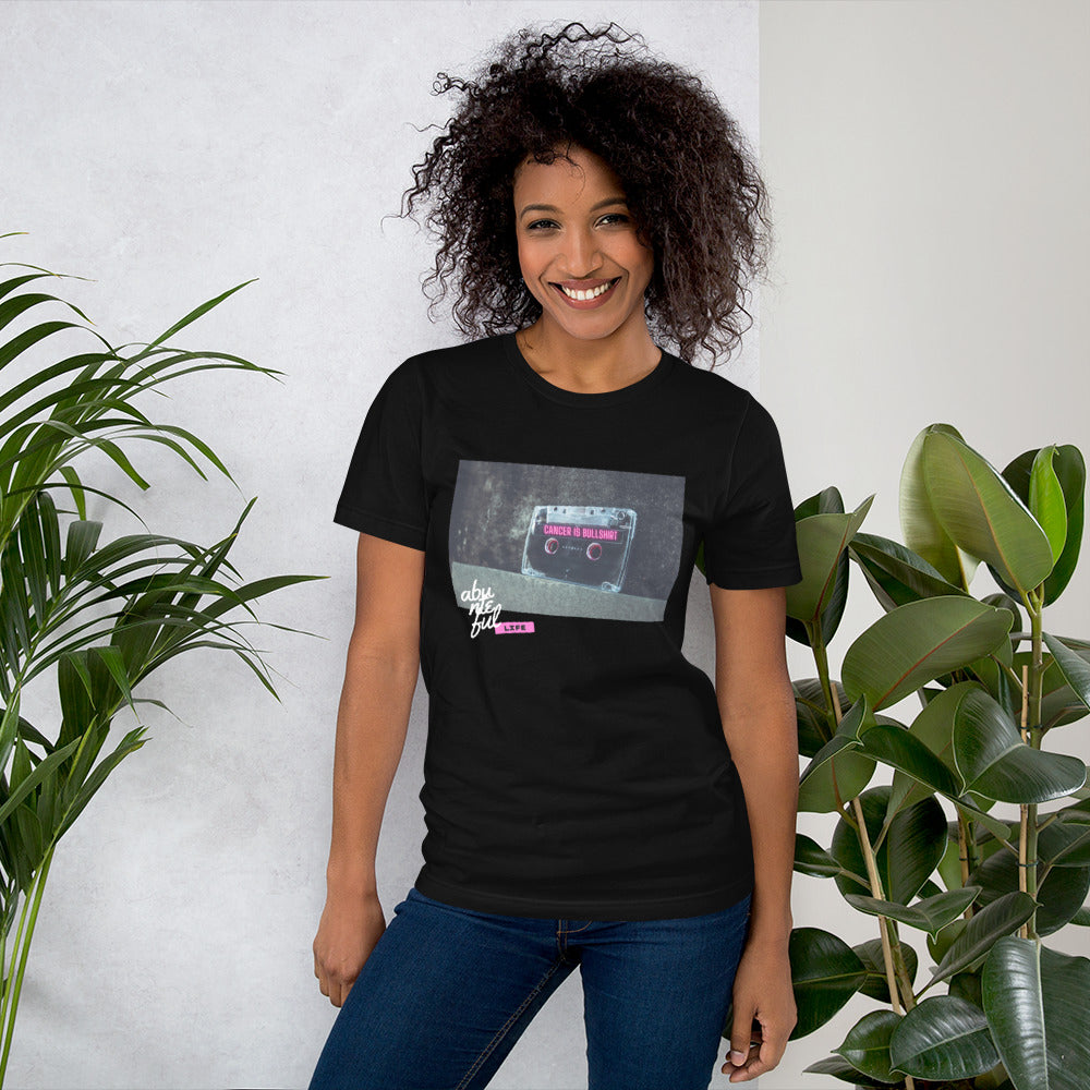 Neon Cassette (Black) - Unisex T-Shirt