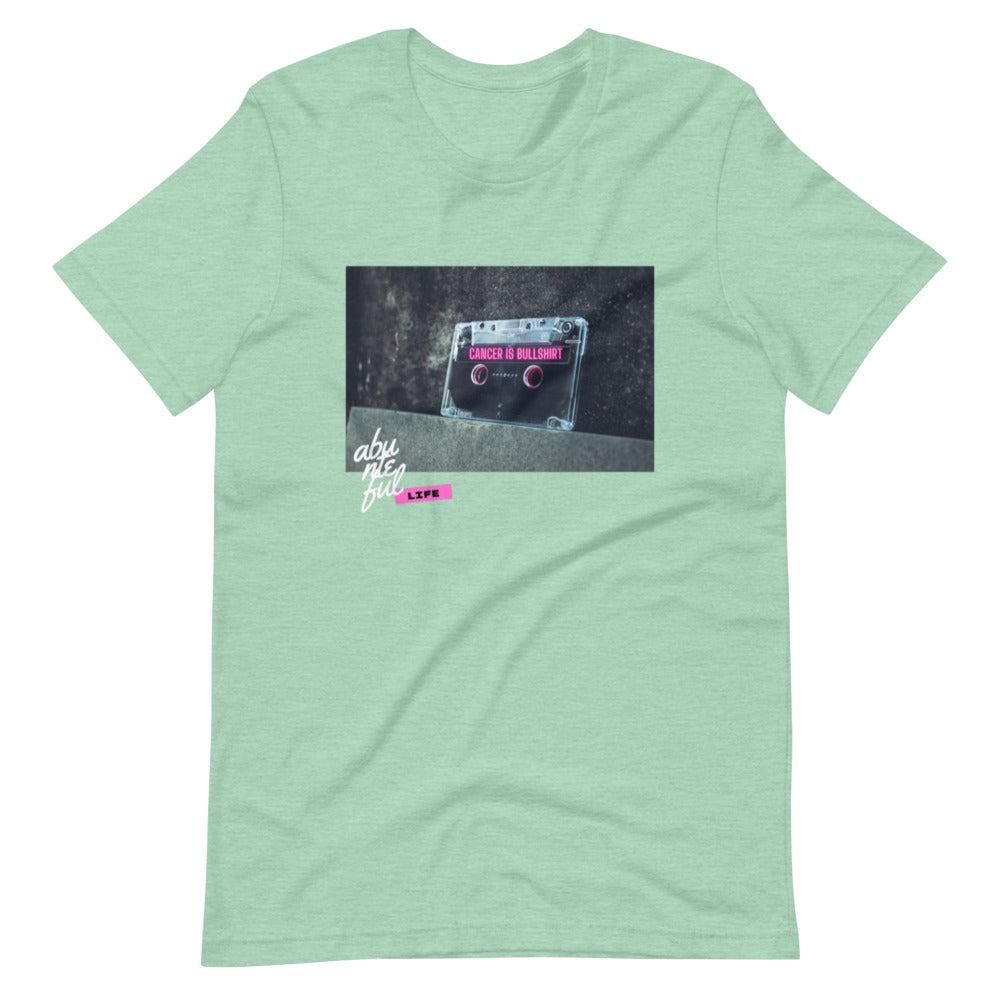 Neon Cassette (Heather Mint) - Unisex T-Shirt