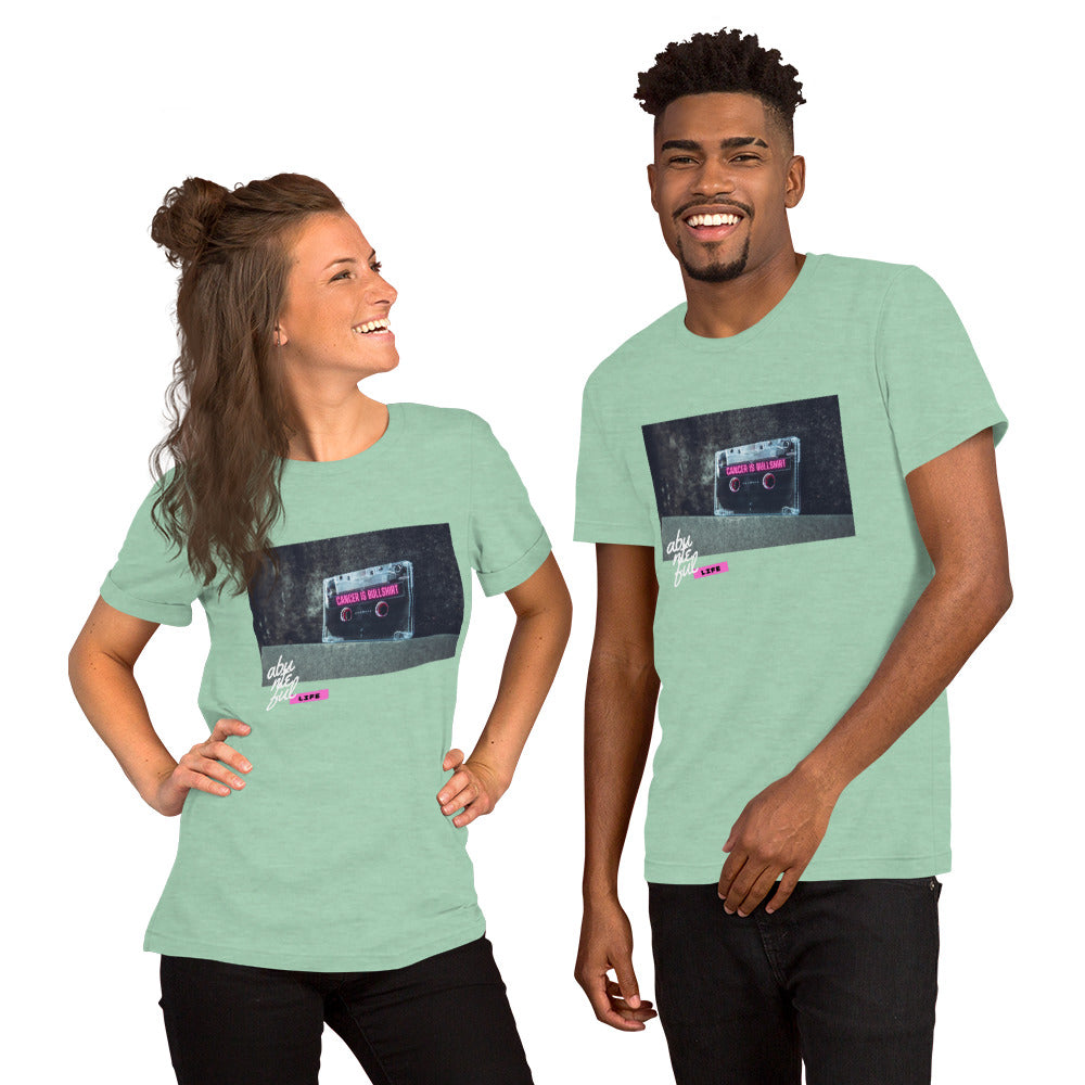 Neon Cassette (Heather Mint) - Unisex T-Shirt