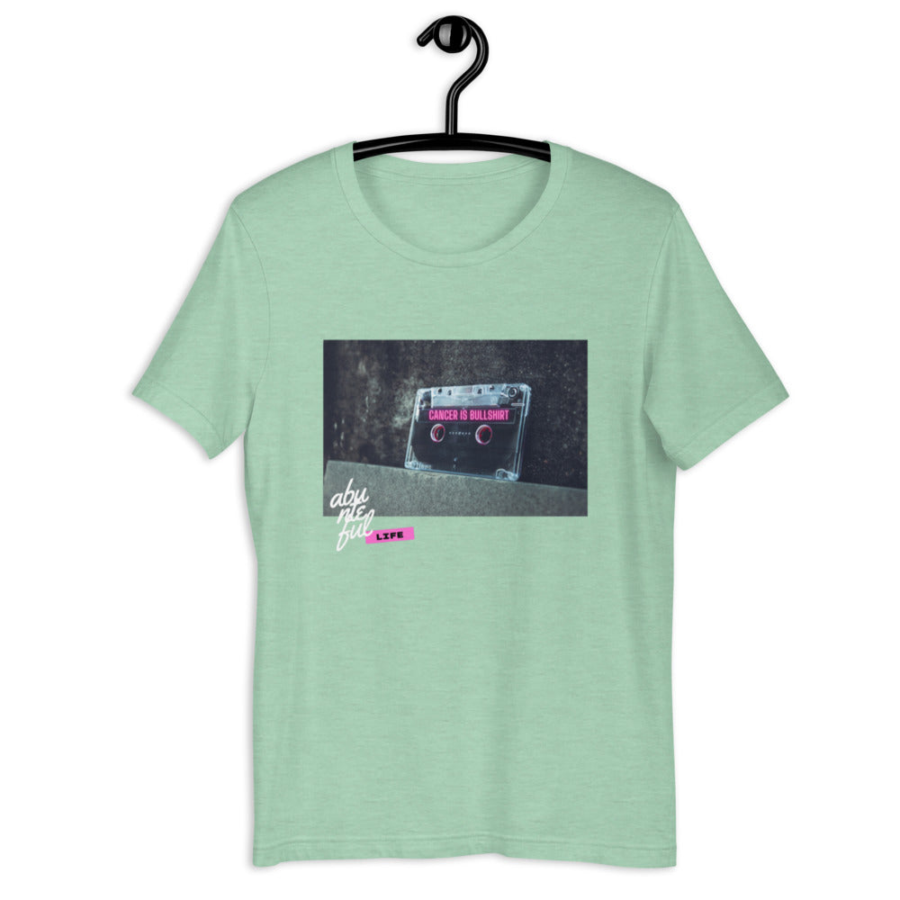 Neon Cassette (Heather Mint) - Unisex T-Shirt