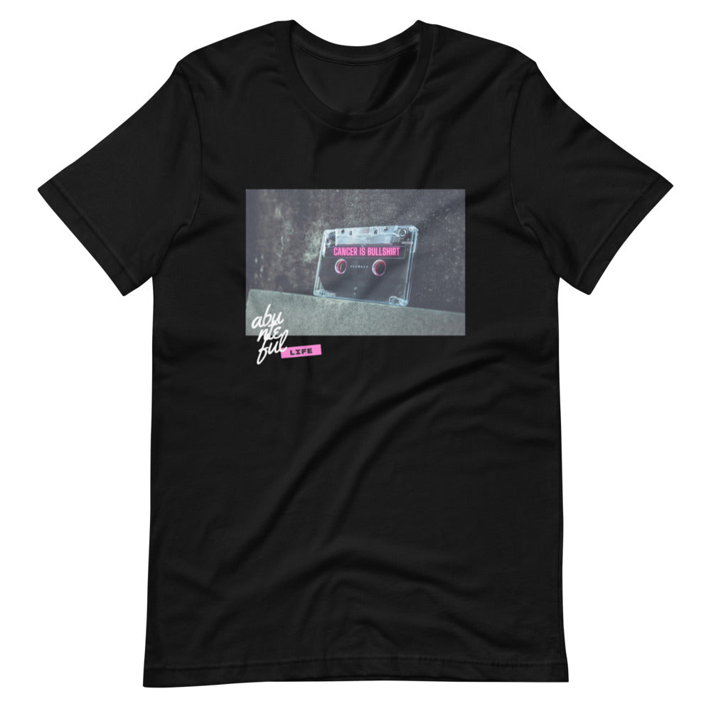 Neon Cassette (Black) - Unisex T-Shirt