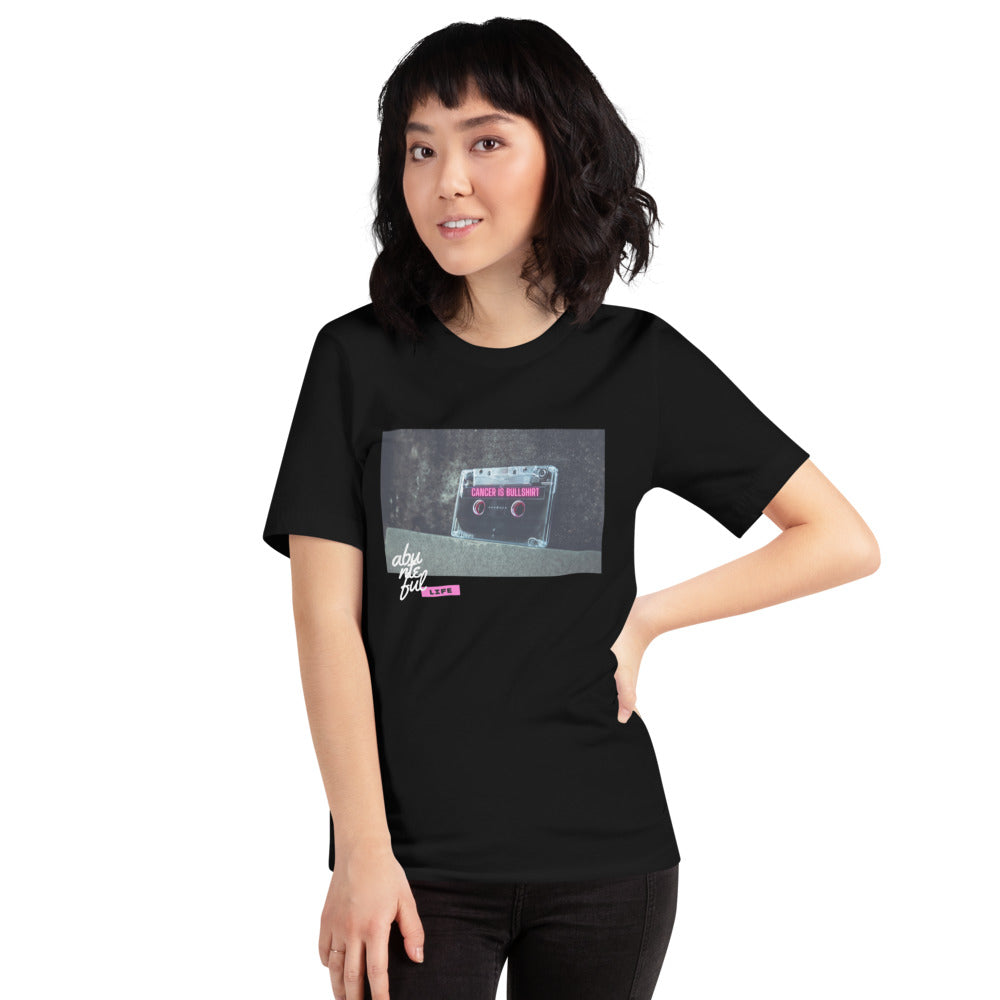 Neon Cassette (Black) - Unisex T-Shirt