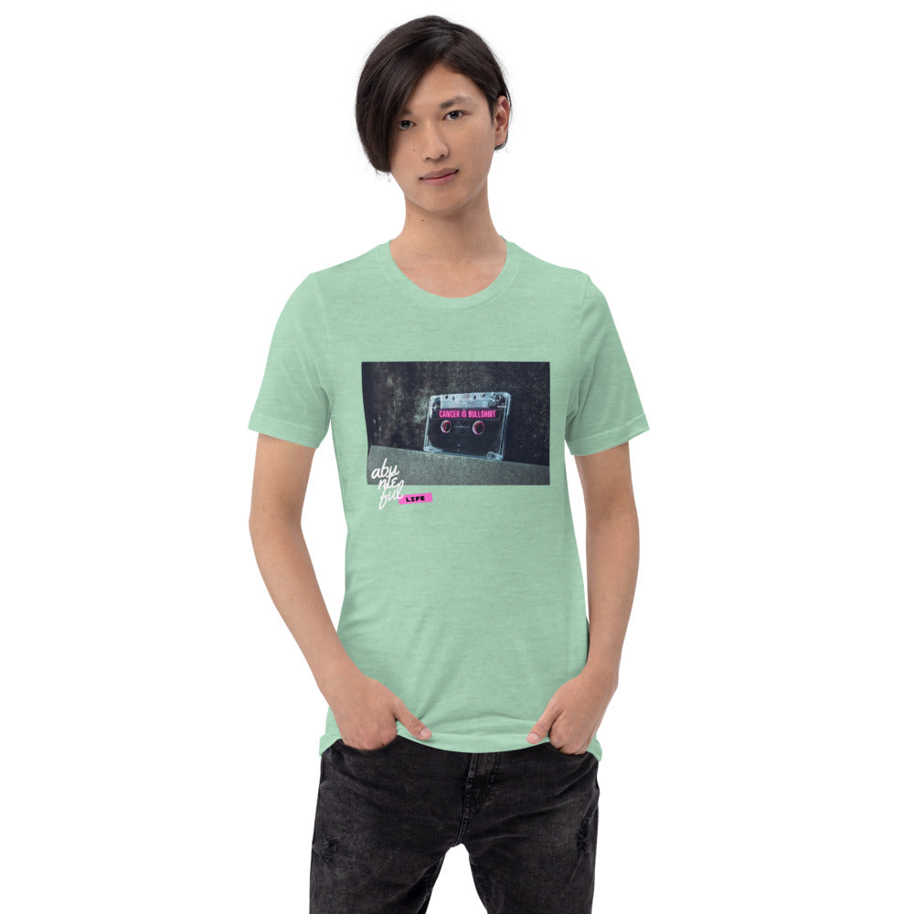 Neon Cassette (Heather Mint) - Unisex T-Shirt